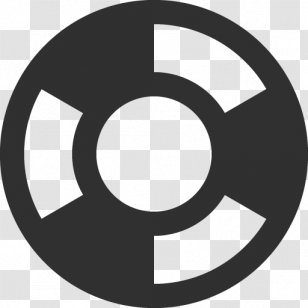 Wheel Automotive Tire Spoke Trademark Symbol - Monochrome - Help Transparent PNG