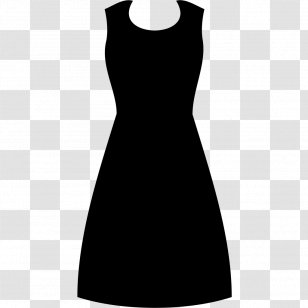 Little Black Dress Strapless Fashion Belt Transparent PNG