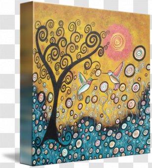 Hummingbird Painting Visual Arts Poster - Art Transparent PNG