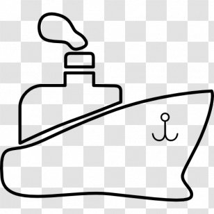 Cargo Ship Transport Boat Clip Art - Ships Anchor Transparent PNG
