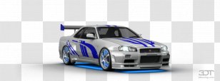 Sports Car Nissan Skyline GT-R The Fast And Furious - Motorsport Transparent PNG