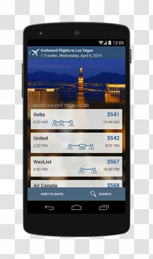Android IPhone Hotel Expedia - Telephony - Airline Tickets Transparent PNG