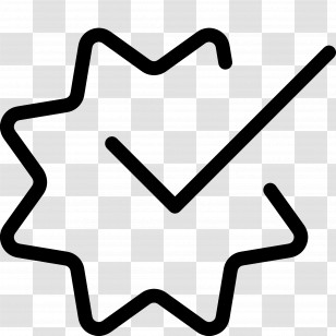 Check Mark Symbol - Verified Checkmark Symbol Design Transparent PNG