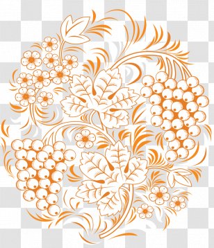 Drawing Clip Art - Flower - Russian Ornament Transparent PNG
