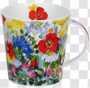 Coffee Cup Dunoon Flower Mug - Plant Transparent PNG