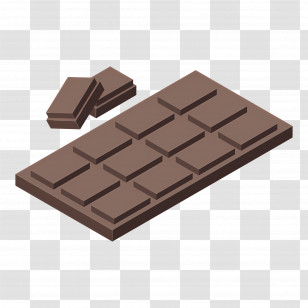 Chocolate Bar - Chocolate Bar Illustration Transparent PNG