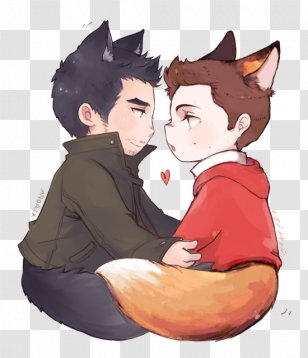 dog cat derek hale stiles stilinski the wolf and fox deviantart transparent png dog cat derek hale stiles stilinski the