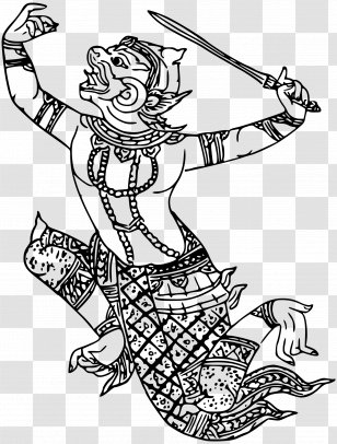 Hanuman T-shirt A Thousand Miles On An Elephant In The Shan States Clip Art - Human Behavior Transparent PNG