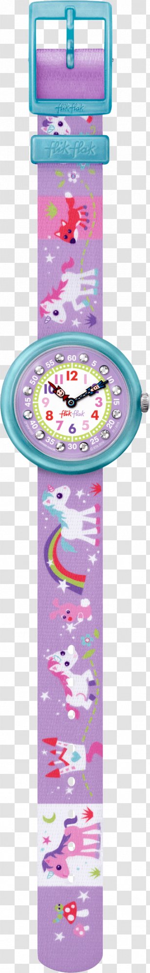 Swatch Unicorn Swiss Made Child - Watch Transparent PNG