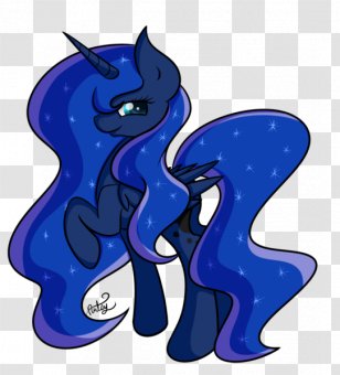 Horse Clip Art Illustration Cobalt Blue - Like Mammal Transparent PNG