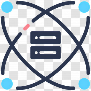 Data Science - Data Atom Technology Illustration Transparent PNG
