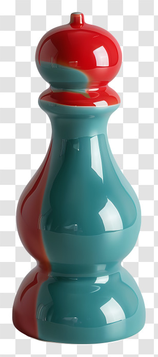 Pepper Shaker - Red And Teal Pepper Grinder For Kitchen Use Transparent PNG