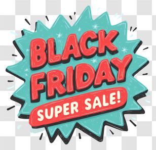 Black Friday Super Sale - Black Friday Super Sale Badge Transparent PNG