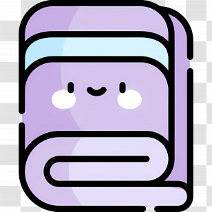 Quilt - Cute Folded Purple Towel Transparent PNG