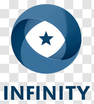 Infinity Logo - Blue Infinity Star Corporate Logo Transparent PNG
