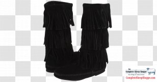 Minnetonka Boot Moccasin Fringe Suede - Wellington Transparent PNG