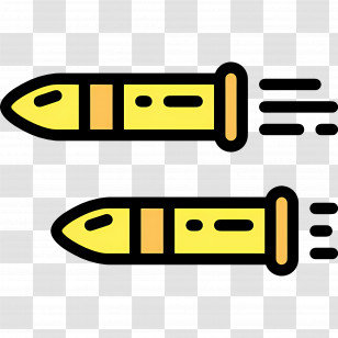 Bullet - Ammunition Bullets Transparent PNG