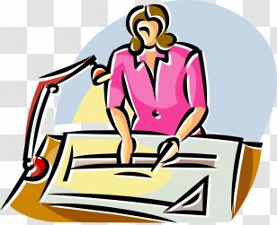 Clip Art Architecture Illustration Technical Drawing - Drafter - Drafting Transparent PNG