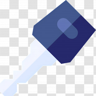 Car Key - Blue Key Transparent PNG