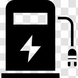 Charging Station - Electric Charging Station Icon For Sustainable Mobility Transparent PNG
