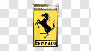 Ferrari Logo - Rectangular Ferrari Logo Transparent PNG