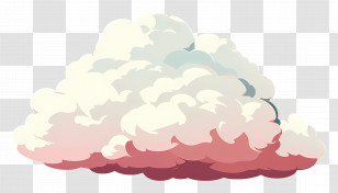 Cartoon Cloud - Fluffy Cloud Illustration In Cartoon Style Transparent PNG