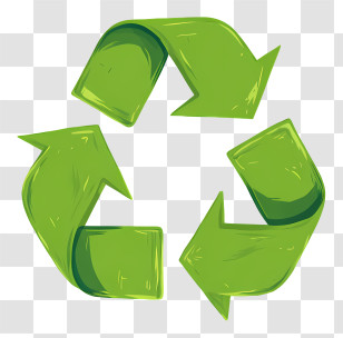 Recycle Symbol - Eco-friendly Green Recycle Symbol Transparent PNG