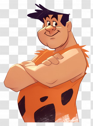 Fred Flintstone - Fred Flintstone Cartoon Character Illustration Transparent PNG