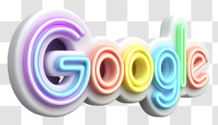 Google Logo - Colorful Google Logo Design Transparent PNG