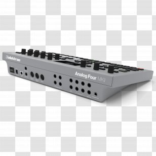 Sound Synthesizers Analog Signal Drum Machine Elektron Analogue Electronics - Electronic Musical Instrument - Keyboard Transparent PNG