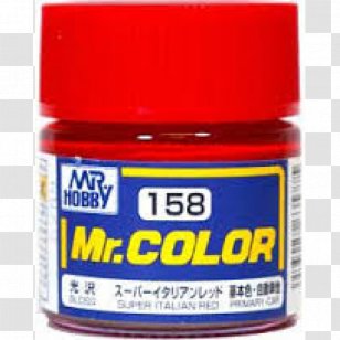 Mr.ã‚«ãƒ©ãƒ¼ Red Color Hobby Paint - Liquid Transparent PNG