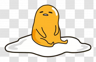 Gudetama - Lazy Egg Cartoon Character Transparent PNG