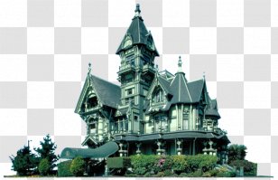 Ferndale Carson Mansion Carter House Inn Manor - Facade - Castle Transparent PNG