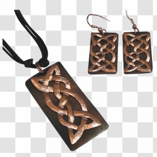 Earring Charms & Pendants Copper Brown - Gifts Knot Transparent PNG