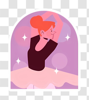 Dancer - Ballet Dancer Illustration Transparent PNG