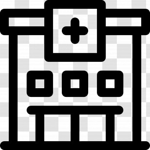 Hospital - Hospital Building Icon Transparent PNG