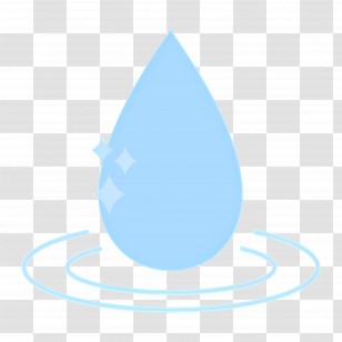 Water Drop - Blue Water Droplet Icon Transparent PNG