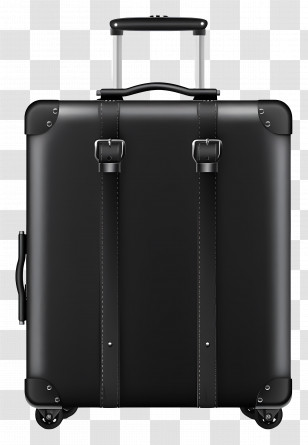 Suitcase - Black Rolling Suitcase For Travel Transparent PNG