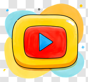 Youtube Logo - Colorful Play Button Icon Transparent PNG