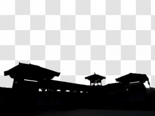 Xi An Changan Silhouette - Chinoiserie - Jiangnan Town Transparent PNG