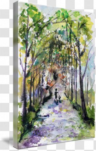 Watercolor Painting Modern Art Acrylic Paint - Plant - Ink Transparent PNG