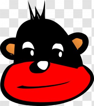 The Evil Monkey Gorilla Clip Art - Artwork - Black Transparent PNG