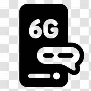6g - 6G Network Technology Icon Transparent PNG