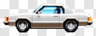 Pixel Car - Retro Pixel Car Illustration Transparent PNG