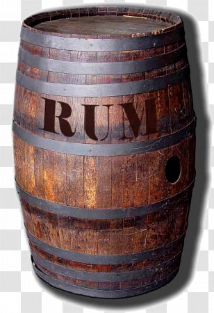 Rum Barrel Beer Cardboard Captain Morgan - RUM BARREL Transparent PNG