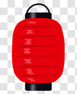 Icon - Red Paper Lantern For Festive Celebrations Transparent PNG