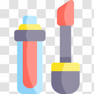 Lipstick - Lip Gloss And Applicator Transparent PNG