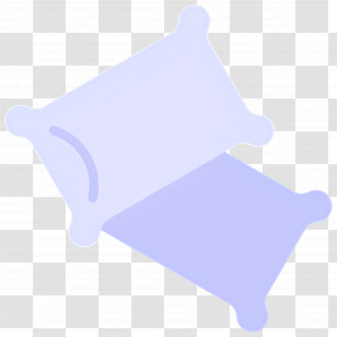 Sleeping Pillow - Purple Comfort Pillows Transparent PNG