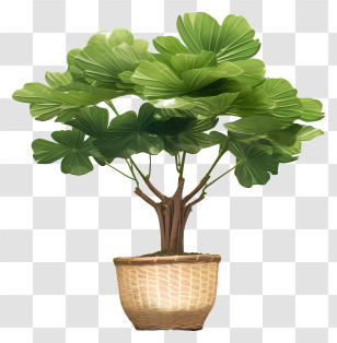 Bamboo Plant - Potted Green Plant For Home Decor Transparent PNG