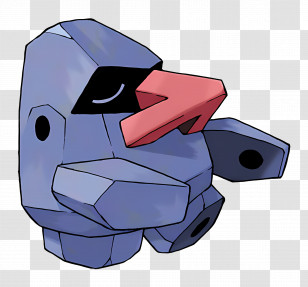 Nosepass - Rock Creature With Red Nose Transparent PNG